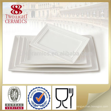 Platos antiguos japoneses, sublimación rectangular placa de cerámica